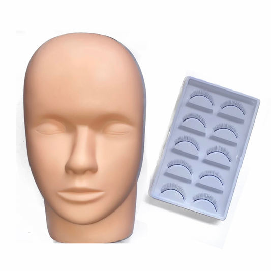 Mannequin Practice Head + Practice Lashes
