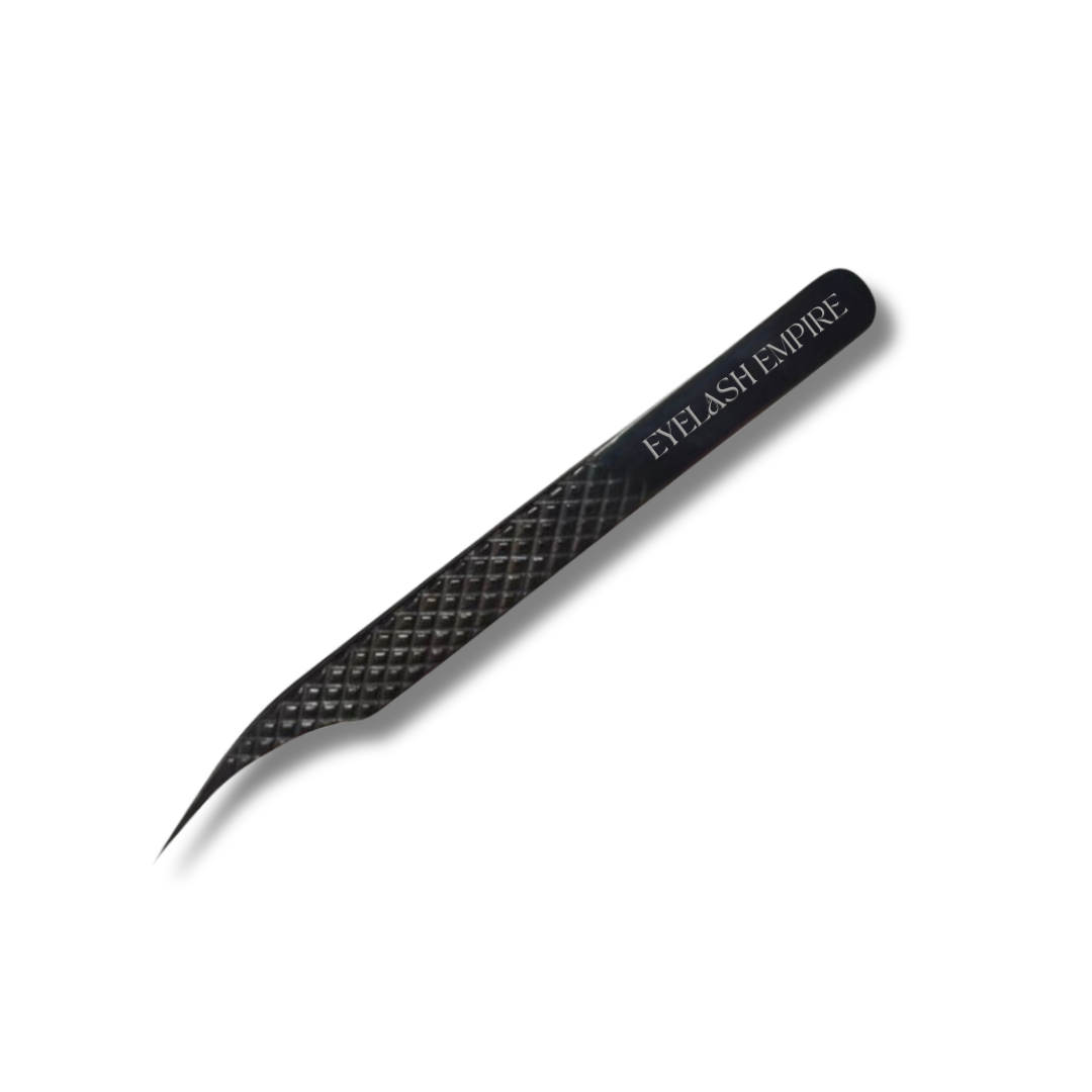 Fibre Tip Tweezer - Curved